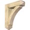 Ekena Millwork Thorton Arts and Crafts Rough Sawn Bracket w/ Offset Brace, Douglas Fir, 8"W x 30"D x 34"H BKT0806X30X34THR03RDF - alternate 1